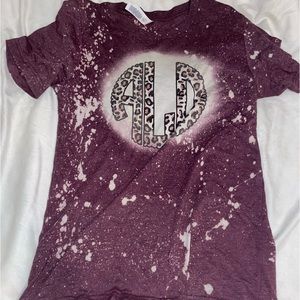ADL inital tie die shirt